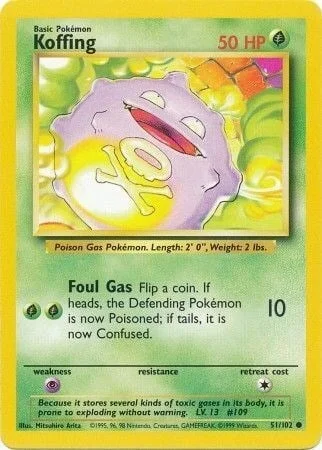 Koffing — Base Set