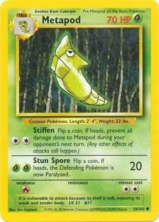 Metapod — Base Set