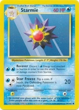Starmie — Base Set