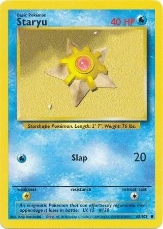 Staryu — Base Set