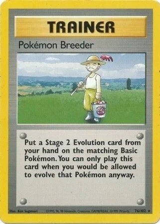 Pokémon Breeder — Base Set
