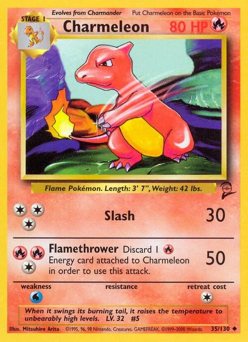 Charmeleon — Base Set 2