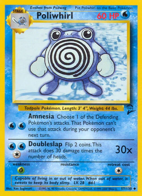 Poliwhirl — Base Set 2