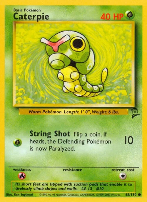 Caterpie — Base Set 2