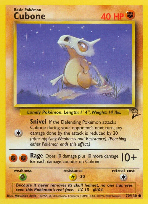Cubone — Base Set 2