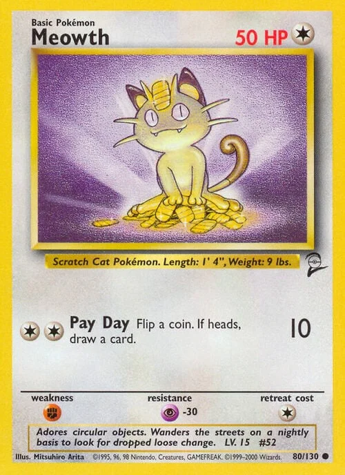 Meowth — Base Set 2