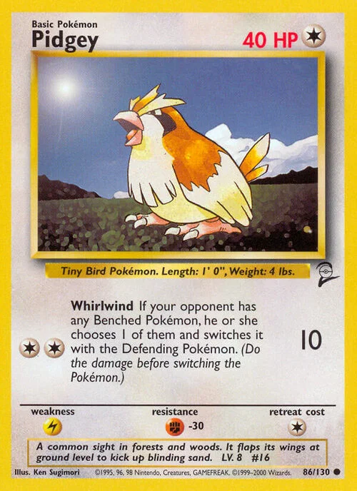 Pidgey — Base Set 2