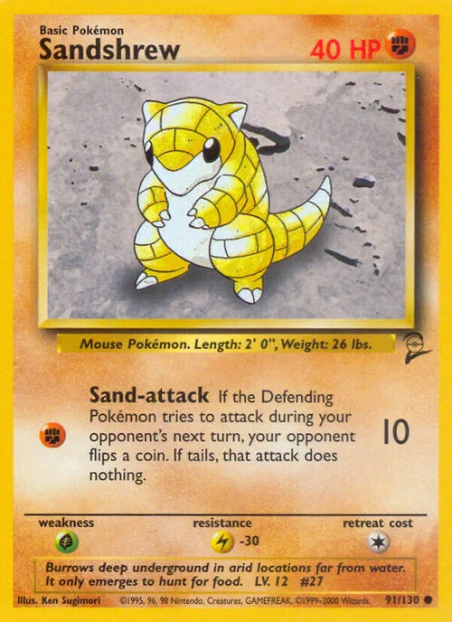 Sandshrew — Base Set 2
