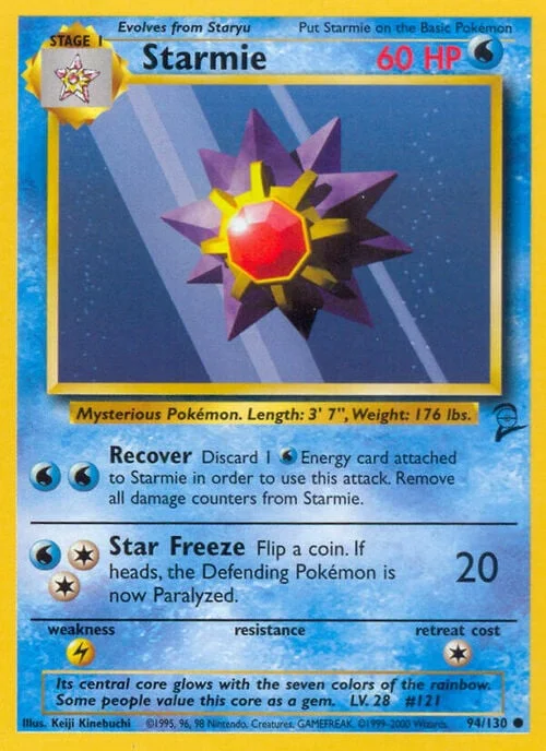 Starmie — Base Set 2