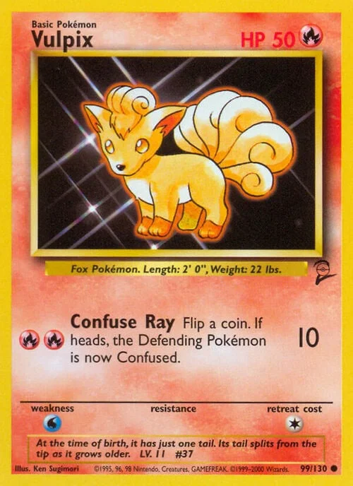 Vulpix — Base Set 2