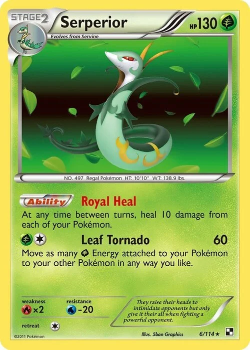 Serperior — Black & White