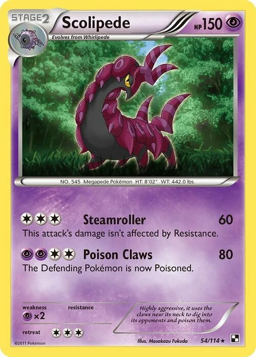 Scolipede — Black & White