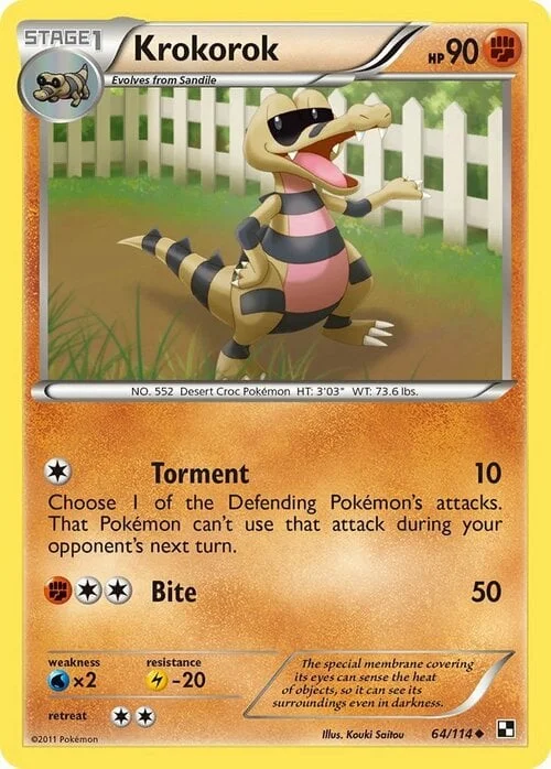 Krokorok — Black & White
