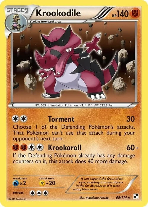 Krookodile — Black & White