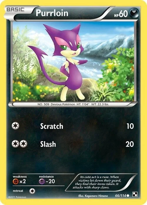 Purrloin — Black & White