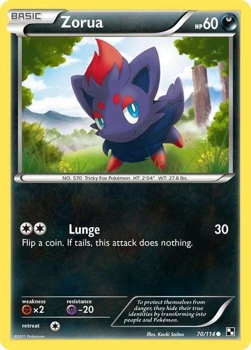 Zorua — Black & White