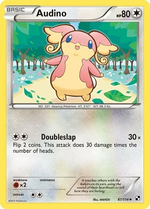 Audino — Black & White