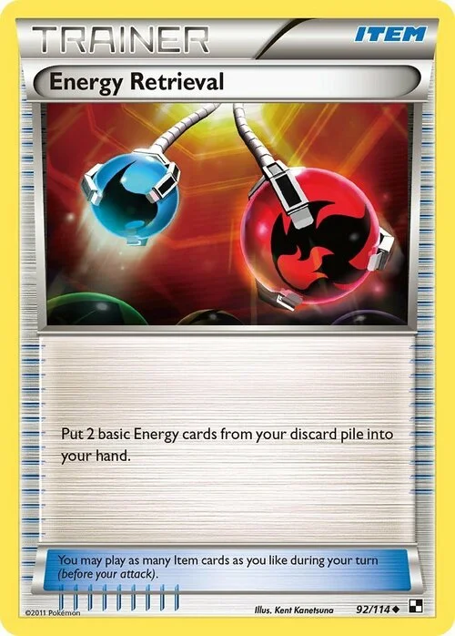 Energy Retrieval — Black & White