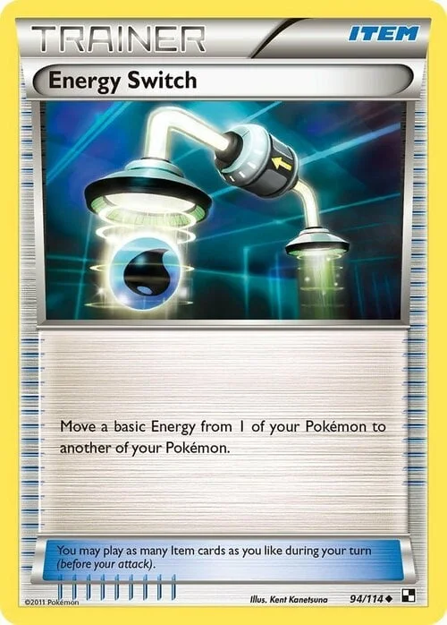 Energy Switch — Black & White
