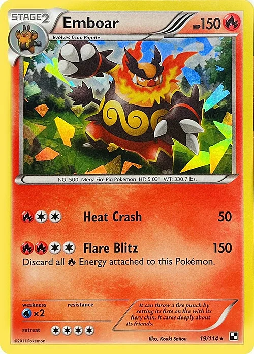 Emboar — Theme Deck & Blisters Exclusives