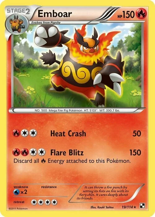 Emboar — Theme Deck & Blisters Exclusives