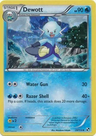 Dewott — Theme Deck & Blisters Exclusives