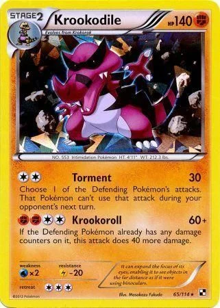 Krookodile — Theme Deck & Blisters Exclusives