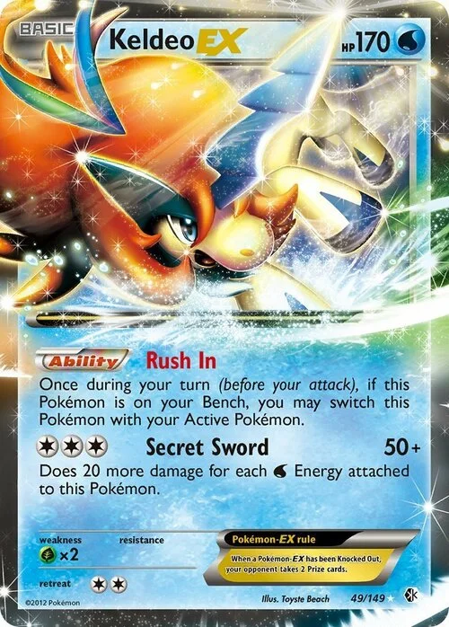 Keldeo EX — Boundaries Crossed