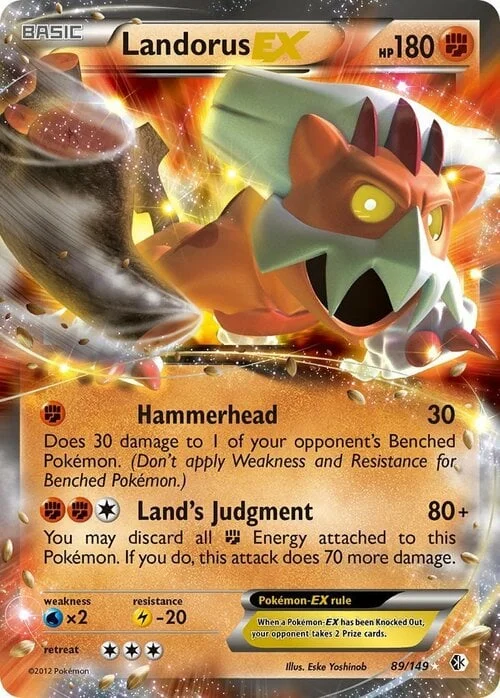 Landorus EX — Boundaries Crossed