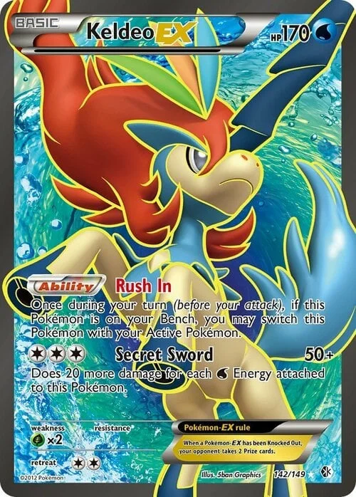 Keldeo EX — Boundaries Crossed