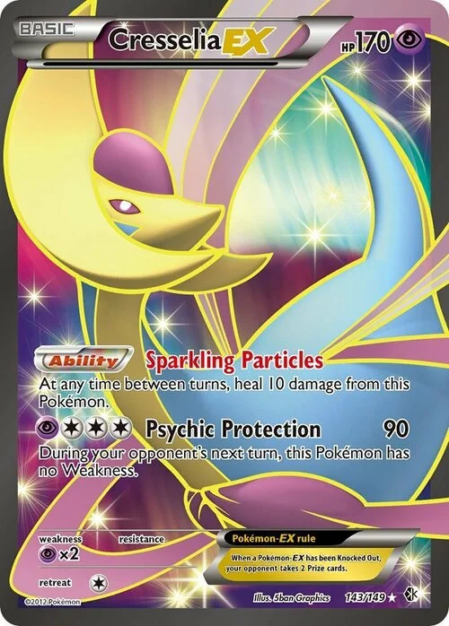 Cresselia EX — Boundaries Crossed
