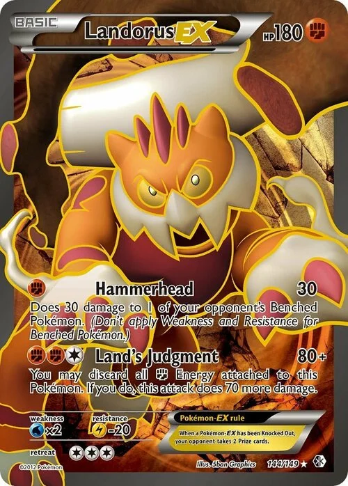 Landorus EX — Boundaries Crossed