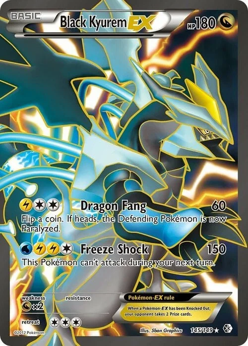 Black Kyurem EX — Boundaries Crossed