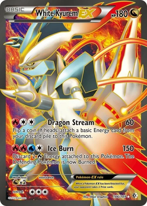 White Kyurem EX — Boundaries Crossed