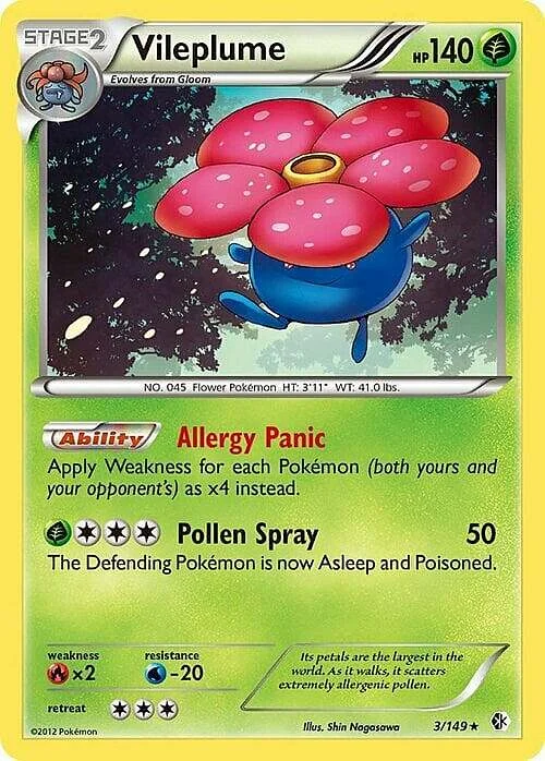 Vileplume — Theme Deck & Blisters Exclusives