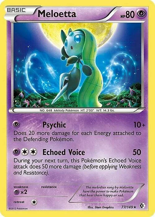Meloetta — Theme Deck & Blisters Exclusives