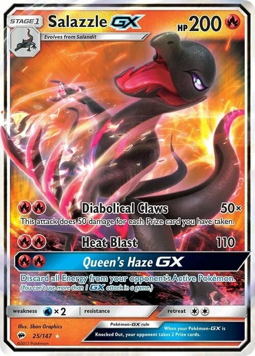 Salazzle GX — Burning Shadows