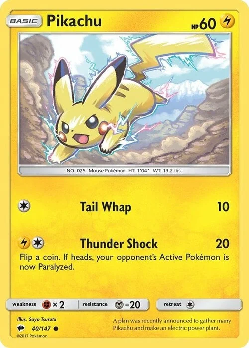 Pikachu — Burning Shadows