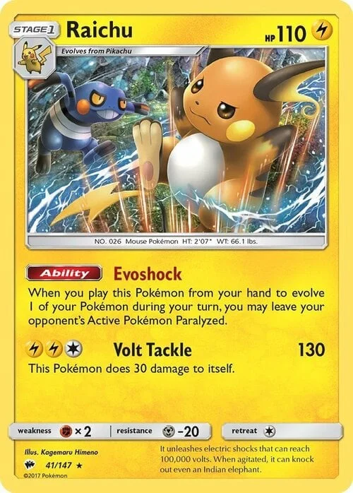 Raichu — Burning Shadows
