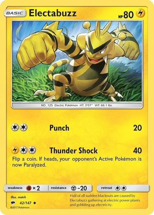 Electabuzz — Burning Shadows