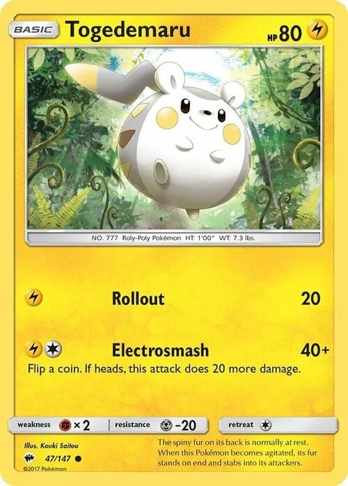 Togedemaru — Burning Shadows