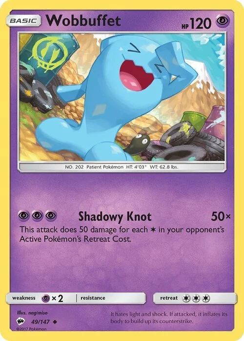 Wobbuffet — Burning Shadows