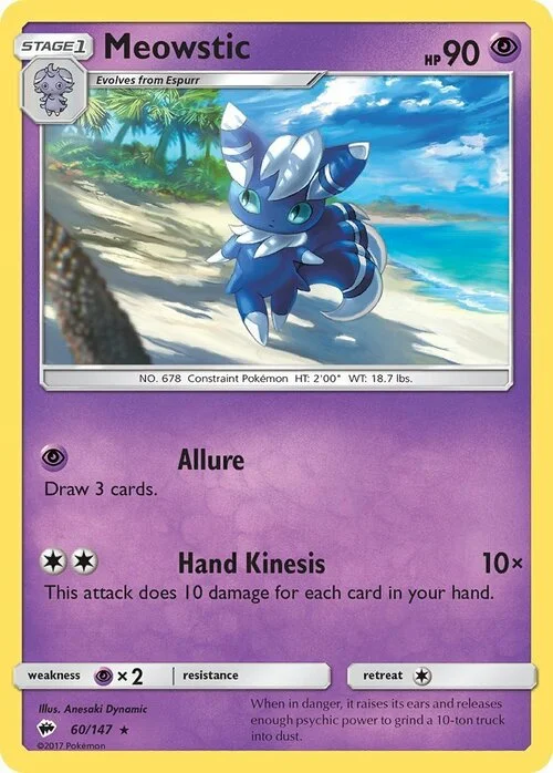 Meowstic — Burning Shadows