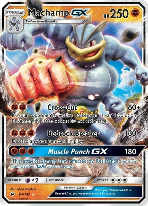Machamp GX — Burning Shadows