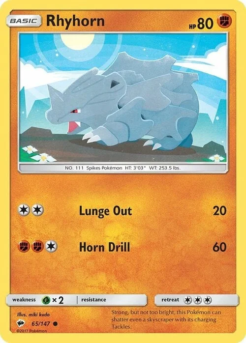 Rhyhorn — Burning Shadows