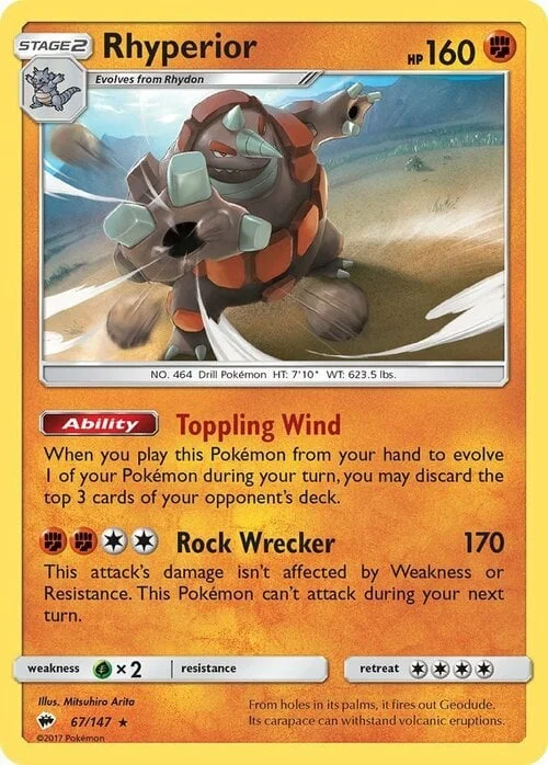 Rhyperior — Burning Shadows