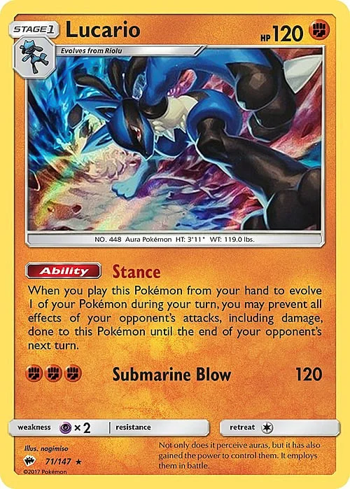 Lucario — Burning Shadows