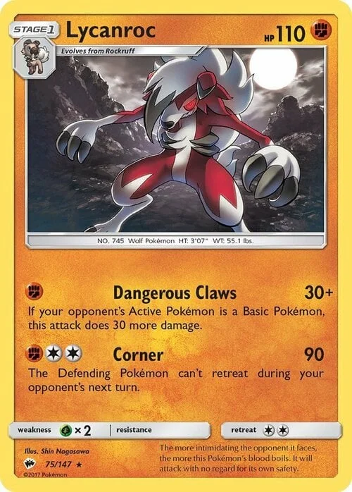 Lycanroc — Burning Shadows