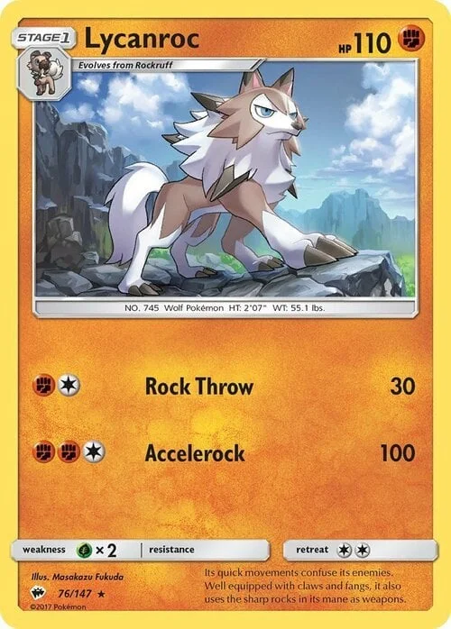 Lycanroc — Burning Shadows