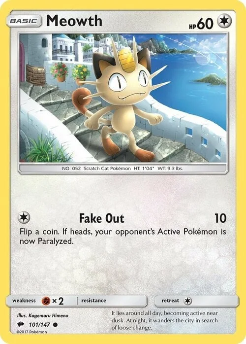 Meowth — Burning Shadows